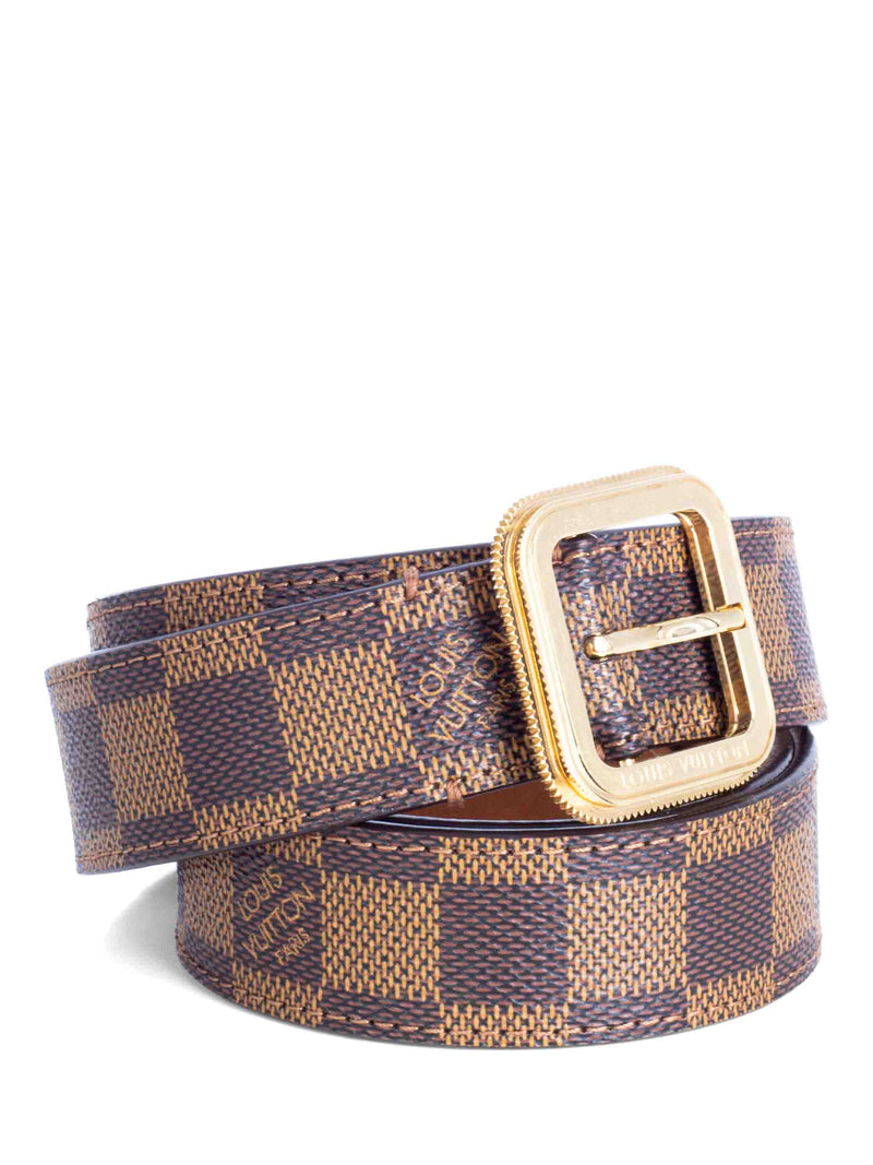 Louis Vuitton Signature Brown Leather Belts
