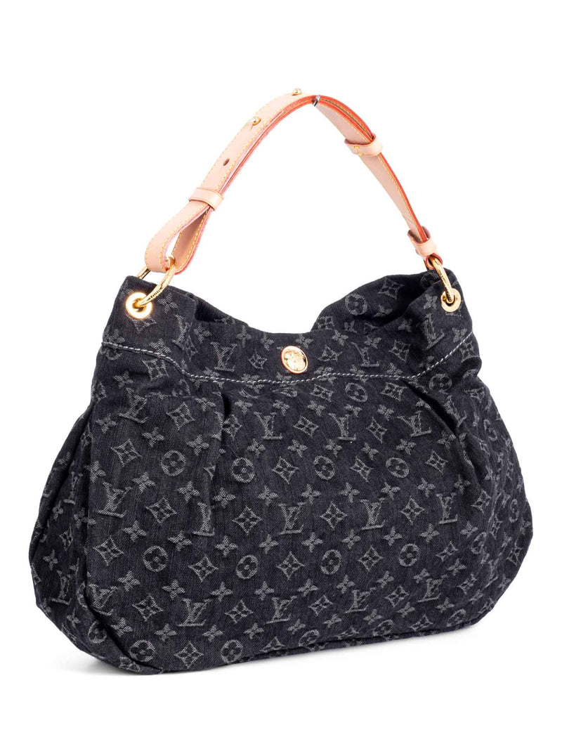 Sold at Auction: Louis Vuitton Denim Hobo Bag