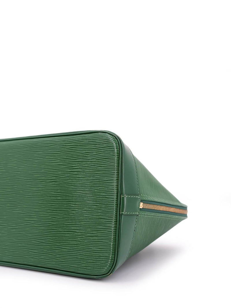 LOUIS VUITTON Bag Classic Alma PM Menthe Green Epi Leather