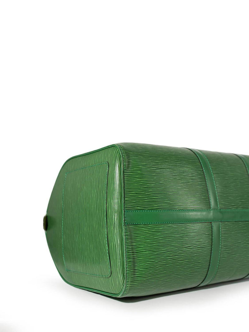 Louis Vuitton Green Epi Leather Keepall 50 Bag Louis Vuitton
