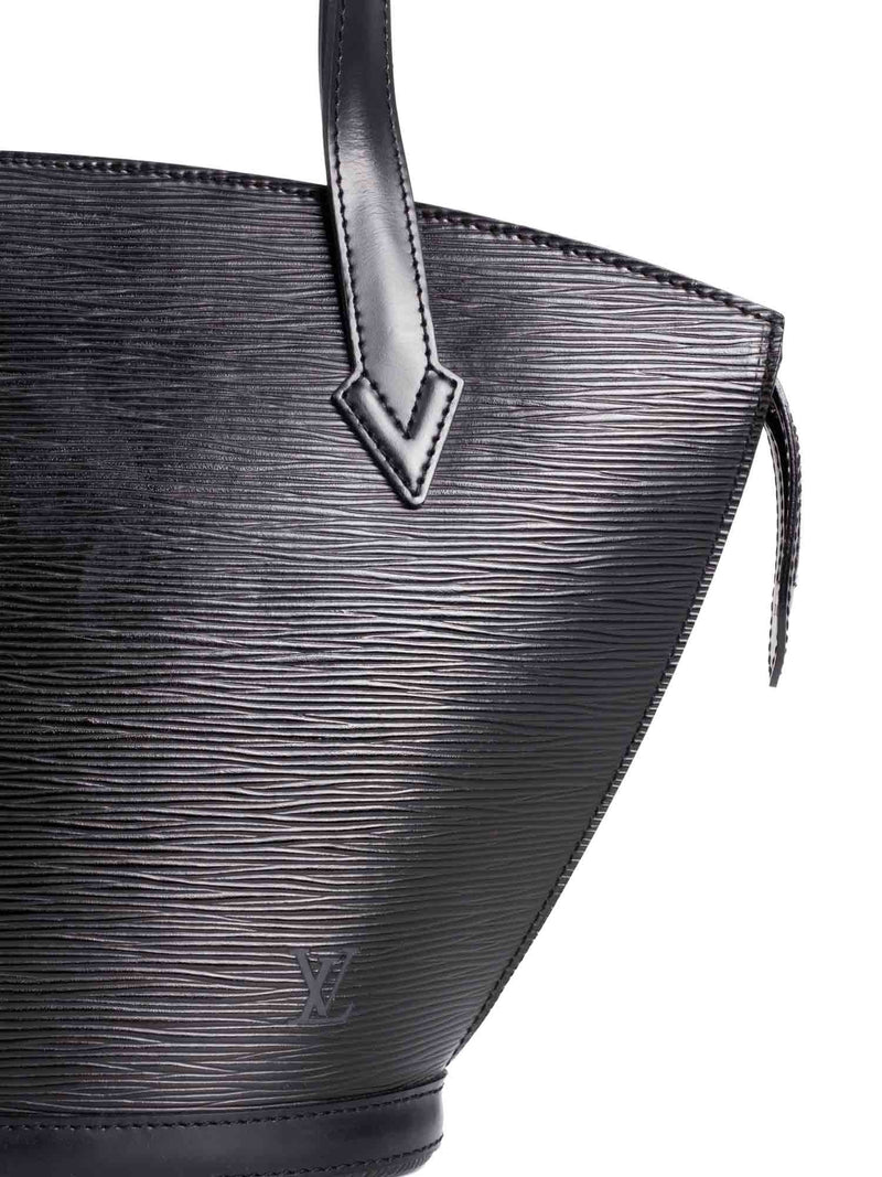 Louis Vuitton Vintage Black Epi Leather Saint Jacques PM Bag