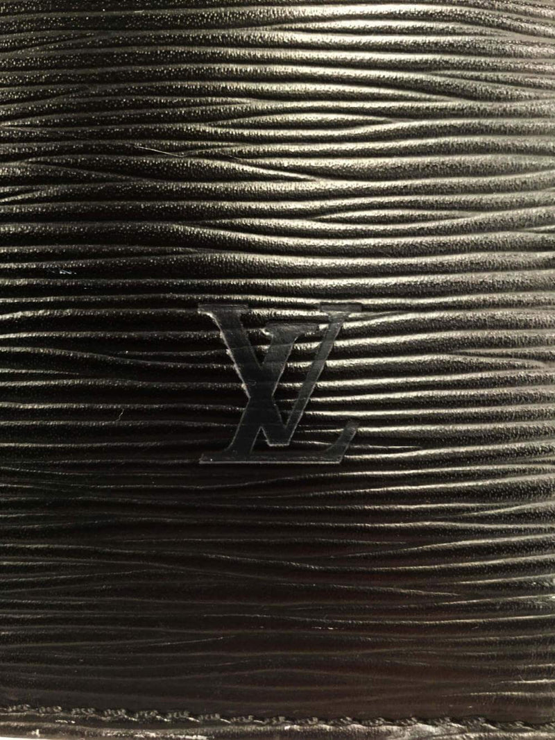Louis Vuitton Black Epi Leather Sac Triangle Bag w/ Shoulder Strap -  Yoogi's Closet
