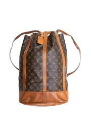 Randonnée leather backpack Louis Vuitton Brown in Leather - 28112823