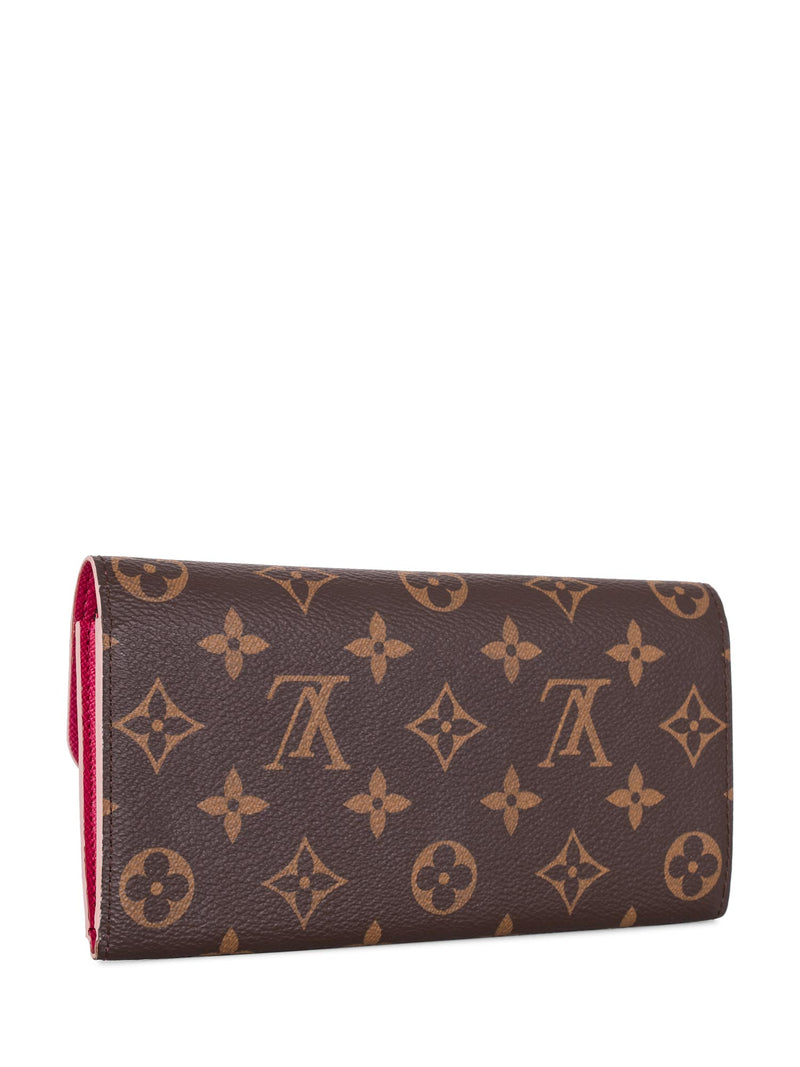 Louis Vuitton, Bags, Louis Vuitton Vivienne Holiday Wallet Bifold  Monogram Flower Brown Pink Limited