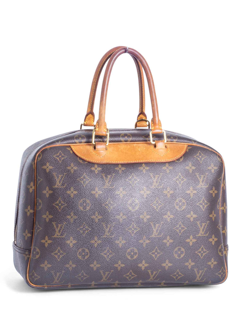 Auth Louis Vuitton Handbag Deauville Monogram Brown M47270 lv From Japan  230704