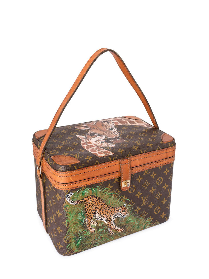 Custom Painted Louis Vuitton Handbag