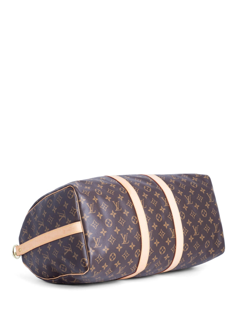 Louis Vuitton Duffle Bag Monogram Brown in Coated Canvas/Leather with  Gold-tone - GB