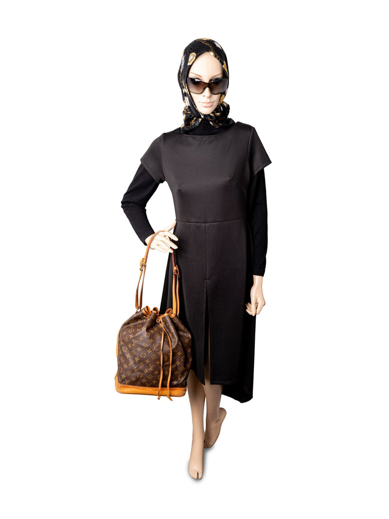 Louis+Vuitton+Bicolor+Bucket+Bag+Large+Black%2FRed+Leather for sale online