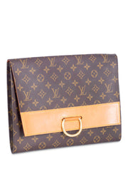 Louis Vuitton Monogram Bucket Pouch - Brown Clutches, Handbags - LOU748752