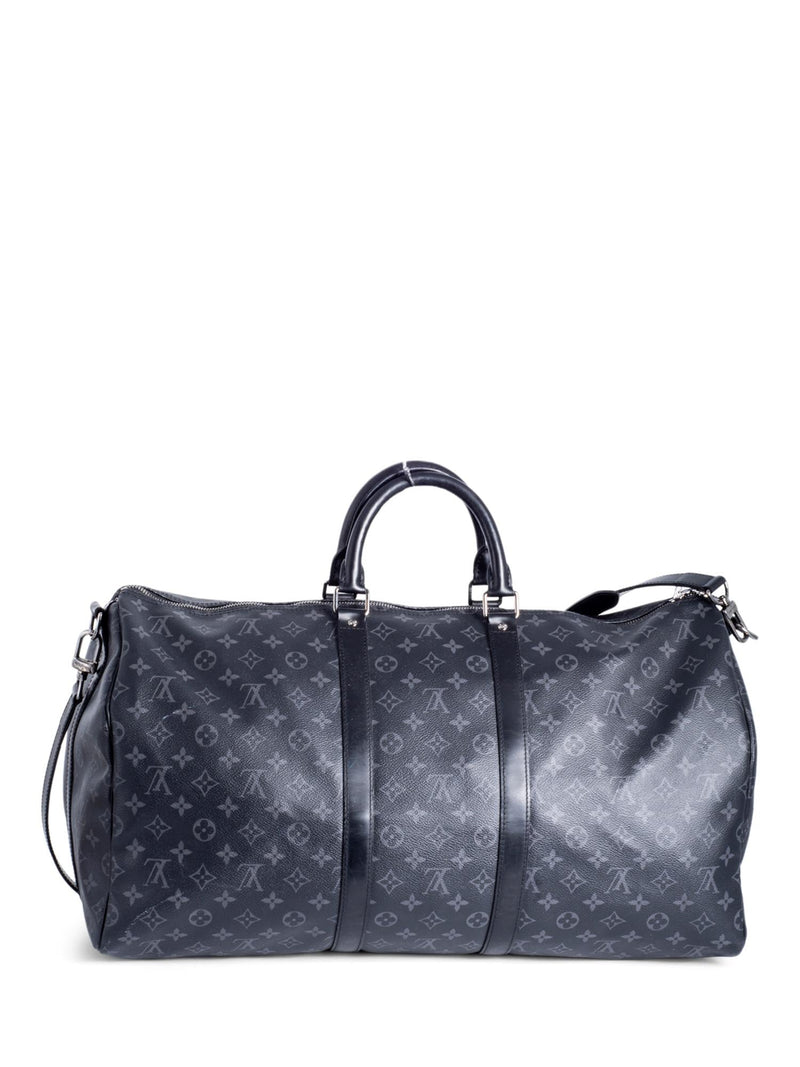 Louis Vuitton Monogram Eclipse Keepall XS w/Strap - Black Handle Bags,  Handbags - LOU763341