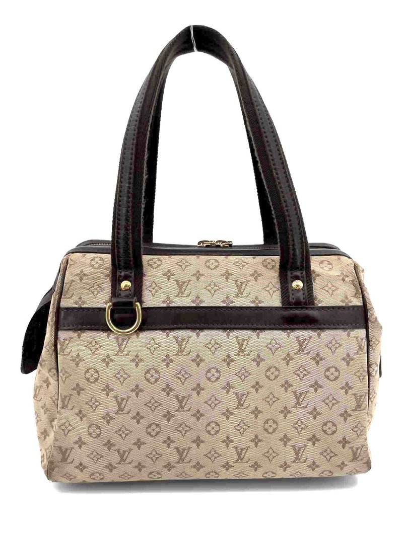 Louis Vuitton Monogram Mini Lin Josephine PM - Green Handle Bags
