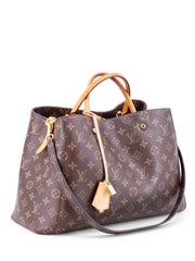 Louis Vuitton Handbag Montagne MM Monogram Brown 2WAY w/Storage