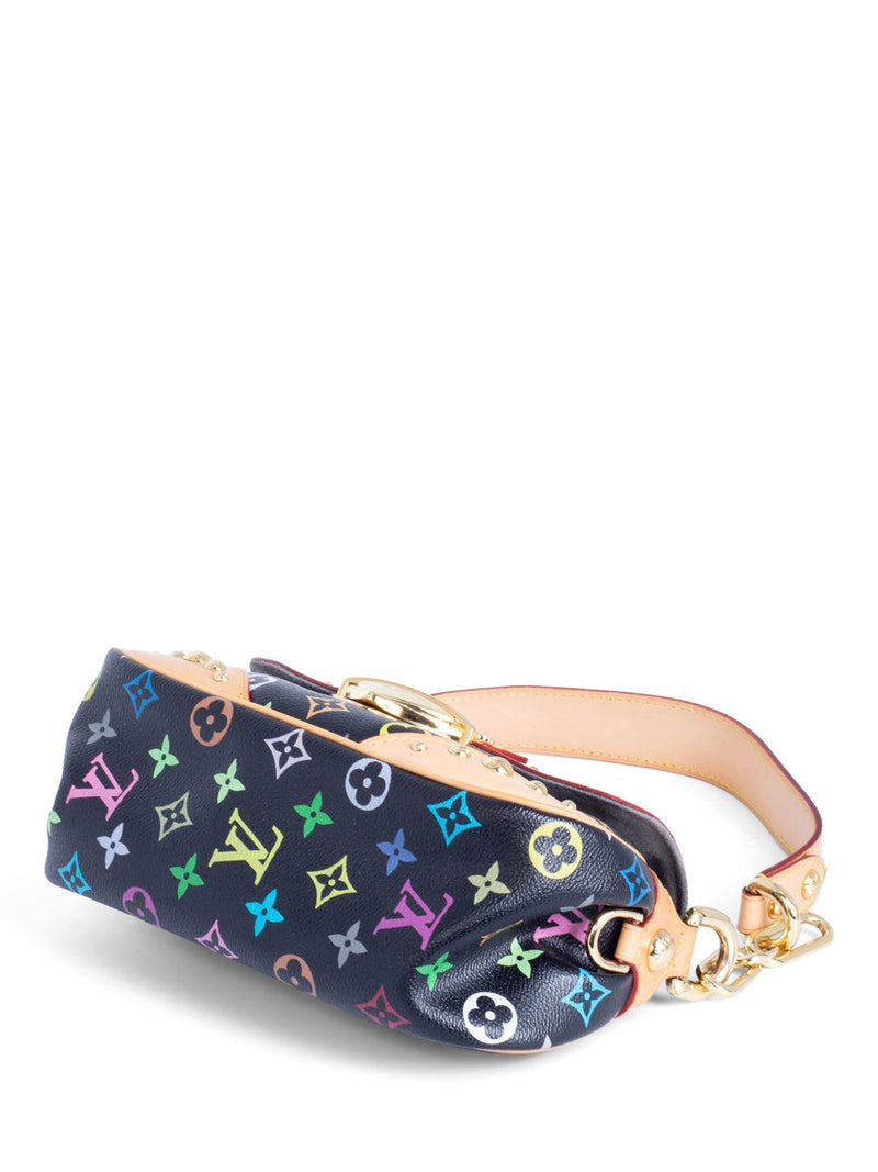 Louis Vuitton Monogram Clutch Multicolor in Coated Canvas with