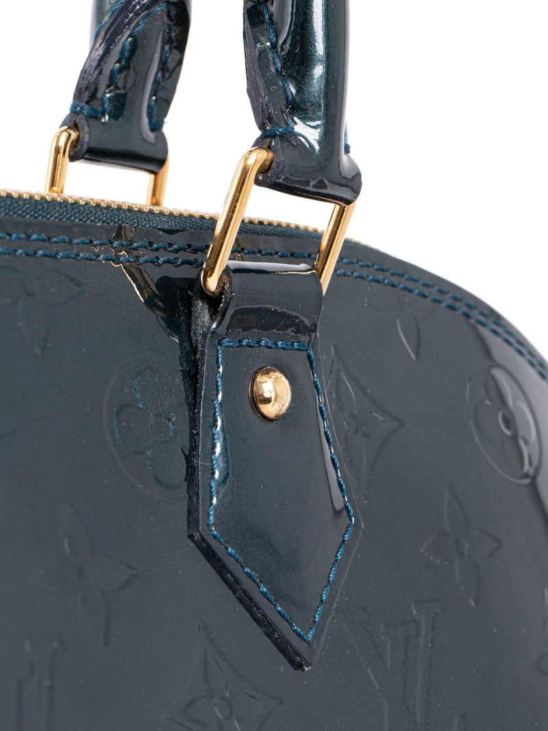 Louis Vuitton Purple Vernis Alma GM Leather Patent leather ref