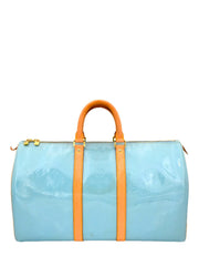 Louis Vuitton Blue Epi Keepall 45 Leather ref.233303 - Joli Closet