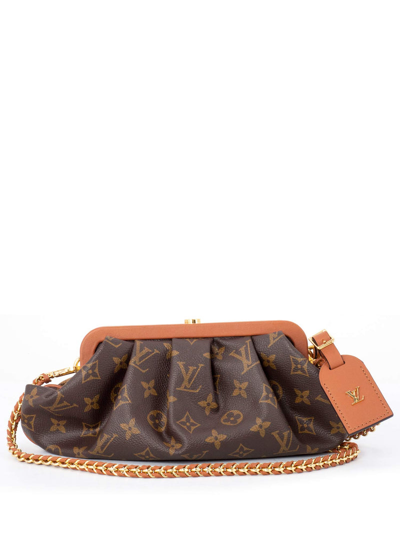 Louis Vuitton Boursicot EW Monogram Reverse Brown in Coated Canvas/Calfskin  with Gold-tone - JP