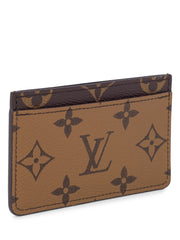 NEW Louis Vuitton Brown Monogram Reverse Coated Canvas Cardholder Card  Holder For Sale at 1stDibs