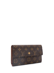Louis Vuitton Sarah wallet new LV Brown Leather ref.158891 - Joli Closet