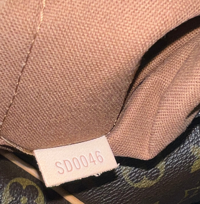 Louis Vuitton, Bags, Louis Vuitton Speedy 3 Made In Usa Code Sd0046