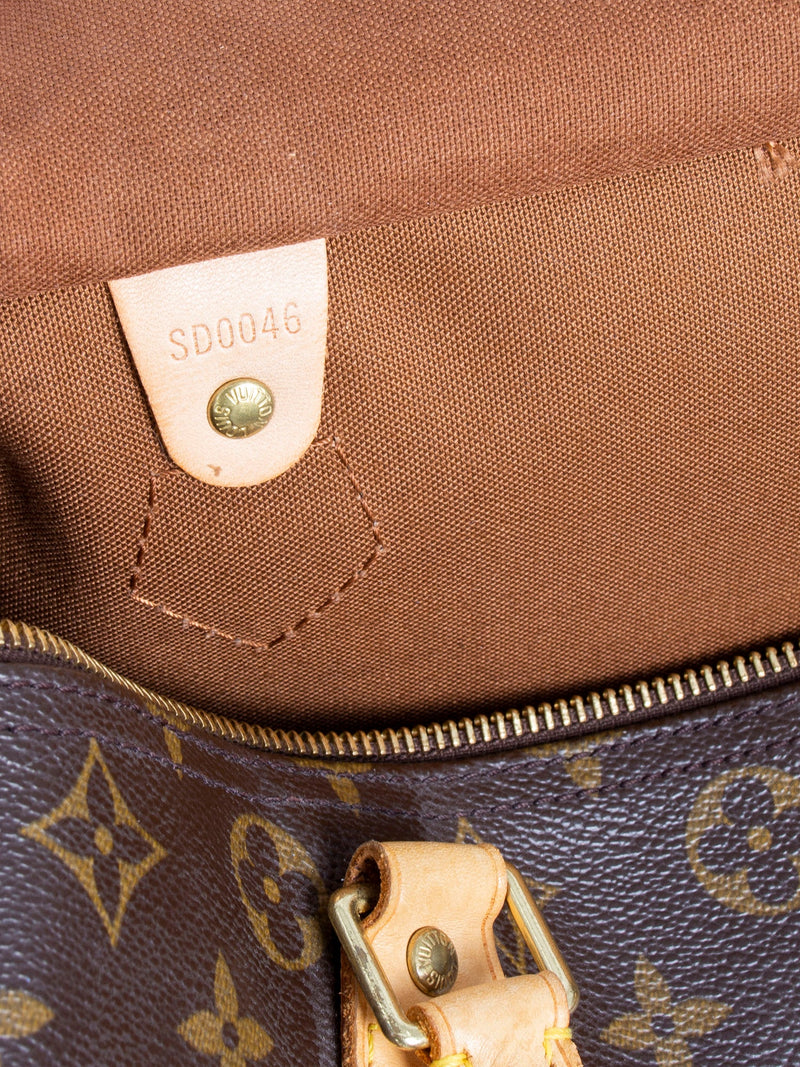 Speedy leather handbag Louis Vuitton Brown in Leather - 31203485