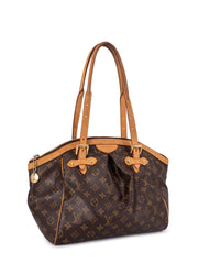 Louis Vuitton Tivoli Handbag Monogram Canvas GM Brown 2227371