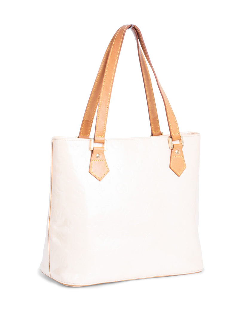 Louis Vuitton Houston handbag in beige monogram patent leather and
