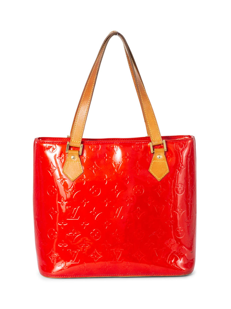 Louis Vuitton - Red Patent Leather Monogram Embossed