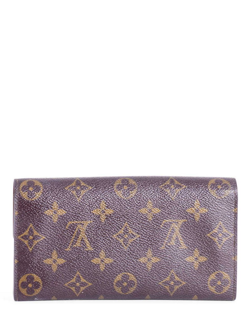 Sarah leather wallet Louis Vuitton Brown in Leather - 31200367