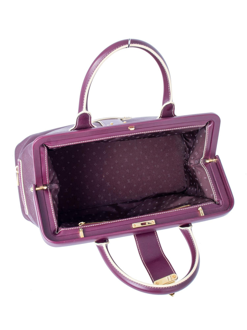 Leather tote Louis Vuitton Purple in Leather - 28010733