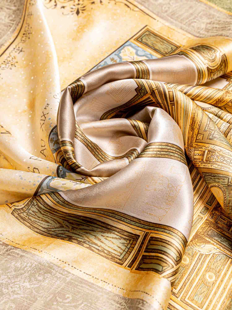 Louis Vuitton - Monaco Golden Silk Scarf