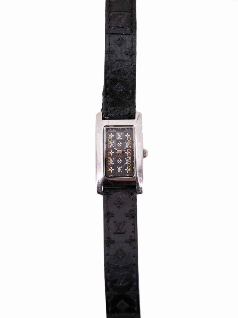 Louis Vuitton LV Fifty Five pink gold and diamond watch