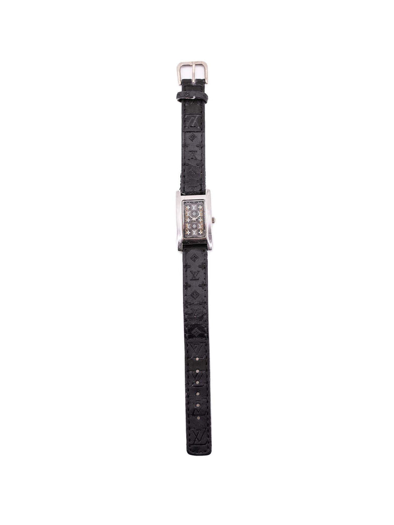 Louis Vuitton Stainless Steel Calfskin 20mm Malletier Quartz Watch