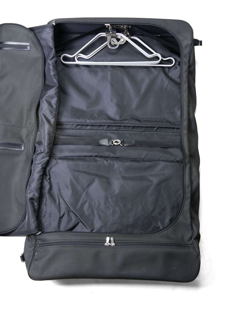 Louis Vuitton Pegas 45 Taiga Travel Carry Bag Suite Case Garment Leather  Black