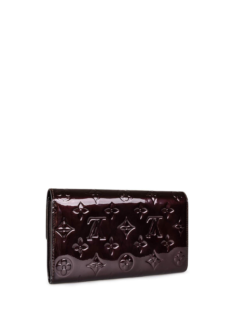 Louis Vuitton Monogram Vernis Vernis Patent Leather Sarah Wallet - Burgundy  Wallets, Accessories - LOU736692