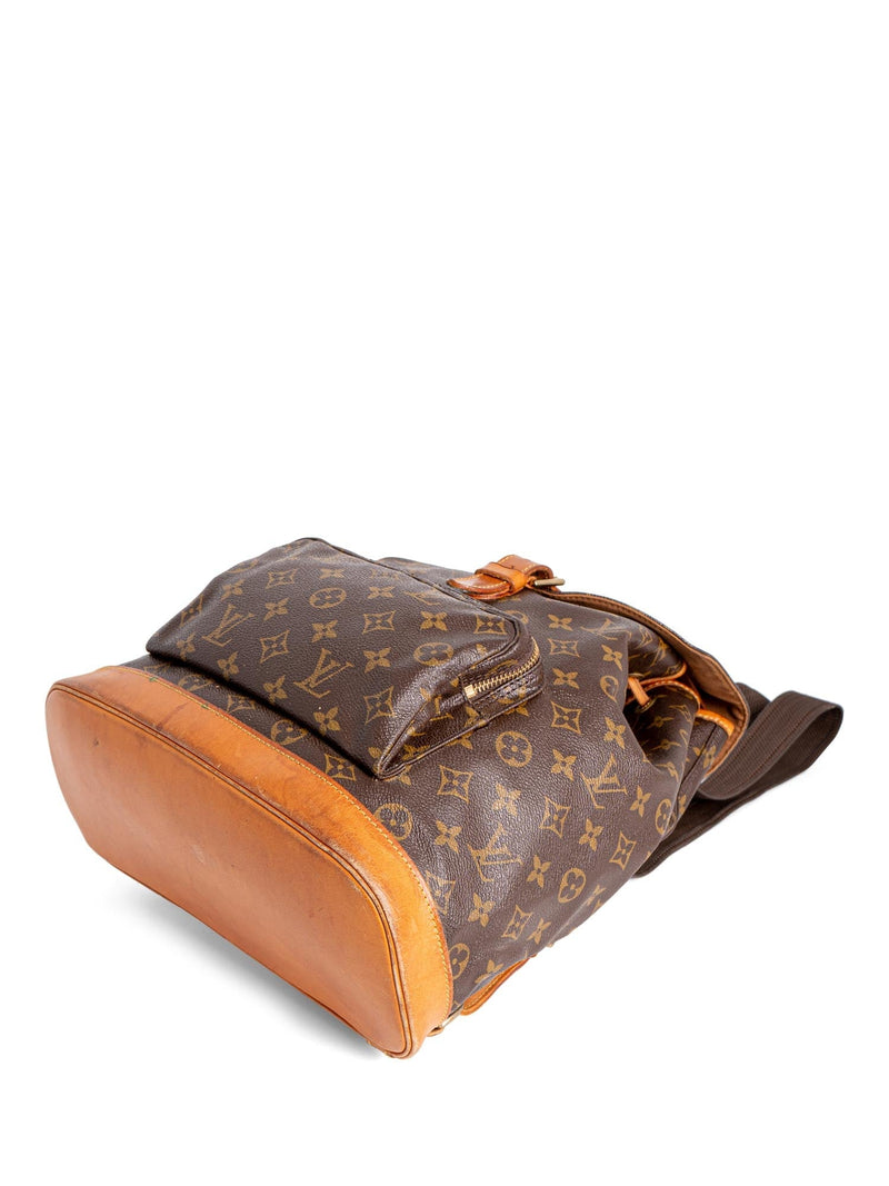 Louis Vuitton Montsouris Drawstring LV-B0505P-0001 Brown Monogram  CanvasBackpack For Sale at 1stDibs