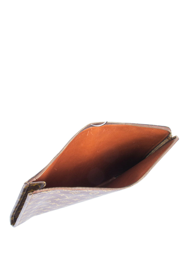 Louis Vuitton Brown Monogram Laptop Documents Portfolio Handbag MSWZXDU 144030002906
