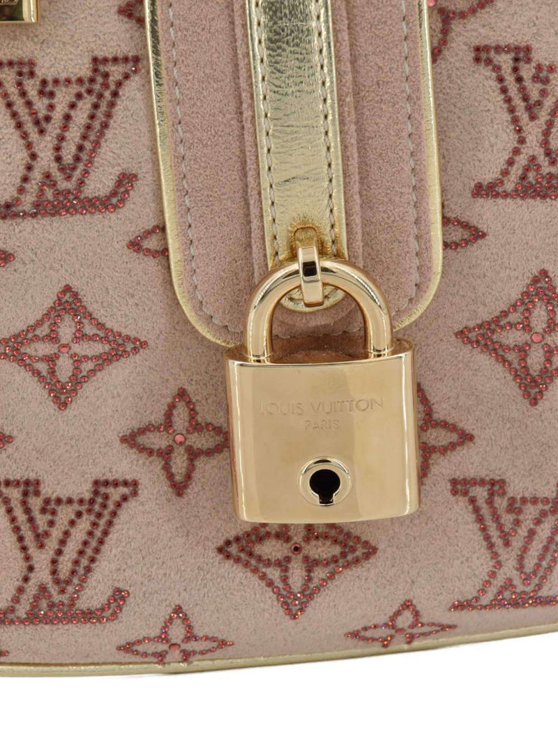 Louis Vuitton Glitter Pink Canvas Handbag (Pre-Owned)