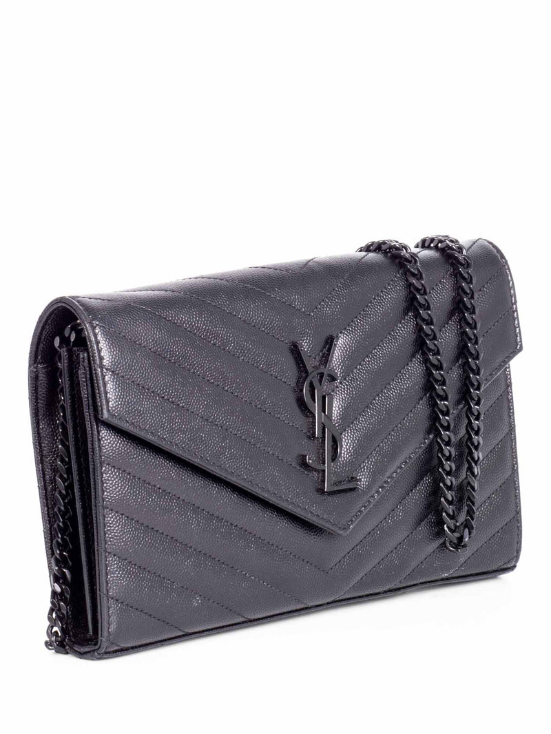 Ysl envelope monogram wallet on chain : r/handbags