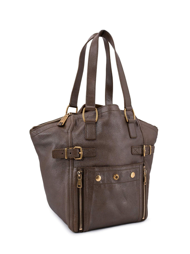 K Handle Bag brown 19cm White