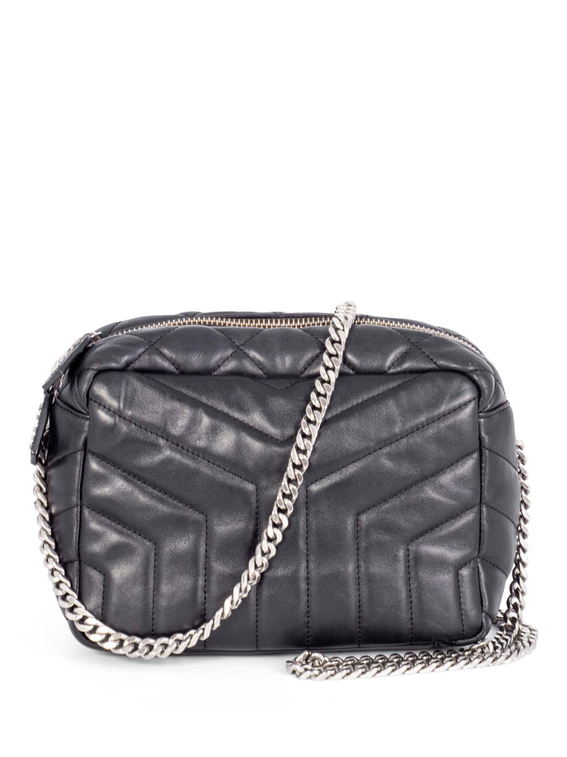 Yves Saint Laurent Vintage Leather Bowling Handbag Black - Allu USA